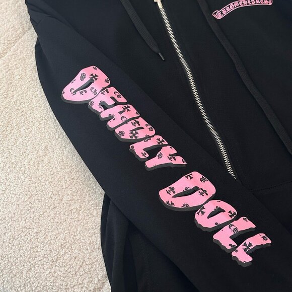 Chrome Hearts Collaborative Print Custom Zip-Up Hooded Jacket - Picture 8 of 9